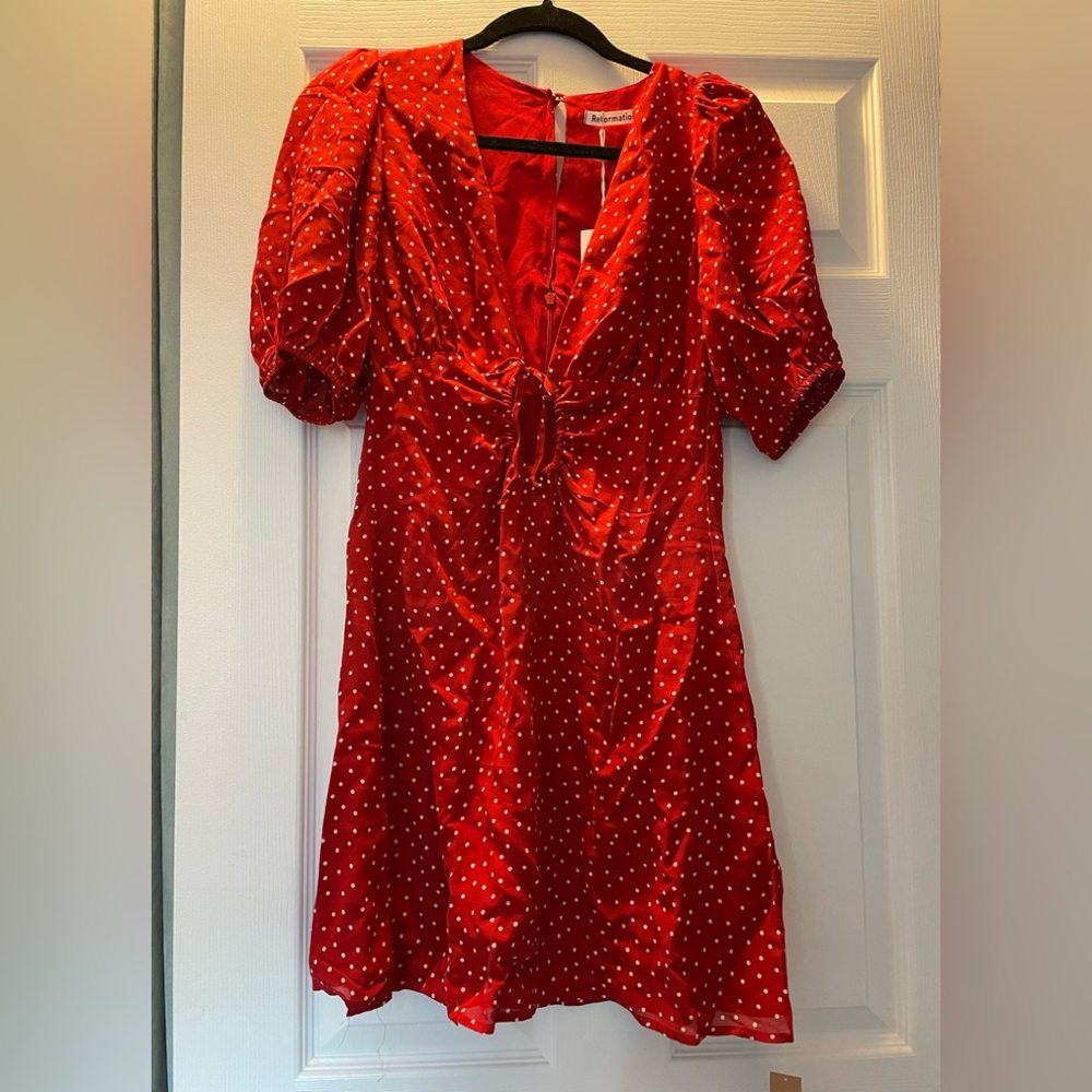 Reformation Polka Dot Dress